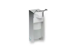 ontsmettingsmiddeldispenser,HxBxD 270x82x153mm,m. bak,aluminium