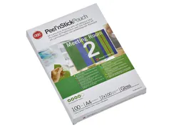 Lamineerhoes GBC A4 zelfklevend 2x100micron 100stuks