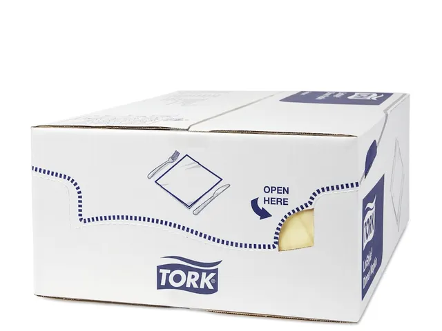 Serviette Tork 478728 Premium LinStyle Dinner Champagne