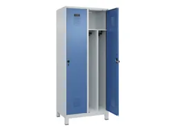 locker voor scheiding van kleding,HxBxD 1950x800x500mm,2vak