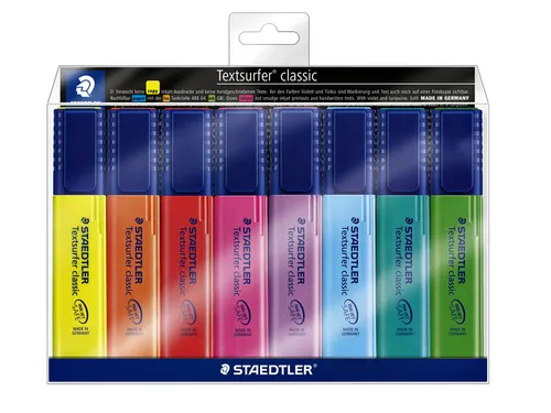 Markeerstift Staedtler 364 Textsurfer assorti 8 stuks