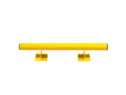 aanrijdbeveiligingsbarrière,Recht,v. binnen,HxLxD 200x1000x160mm,staa
