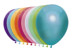 Ballon Haza uni 30cm 50 stuks metallic assorti