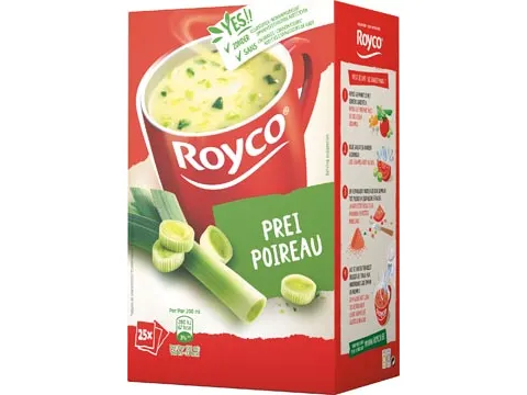 Royco Minute Soup Classic Prei Doos 25 Stuks