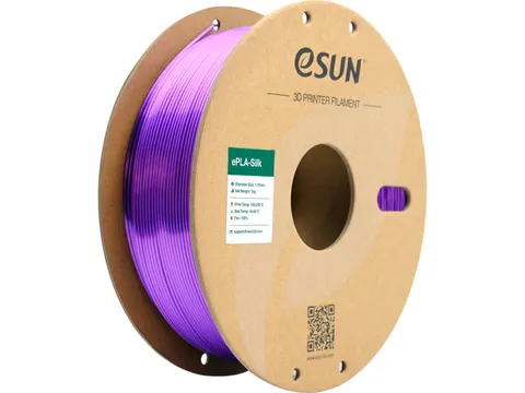 eSUN 3D printer Filament ePLA-Silk 1,75mm Paars 1kg
