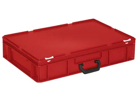 Euronorm Koffer Hxlxb 130x600x400mm 23l 1 Handgreep Rood