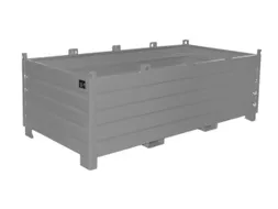 Systeem-Stapelcontainer Grijs 850x2400x1200mm 2250kg Inhoud 2m³