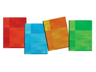 Notitieboek Clairefontaine 90x140mm lijn assorti - 1
