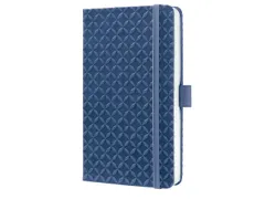 Notitieboek Sigel Jolie Flair A6 hardcover gelinieerd Indigo blauw