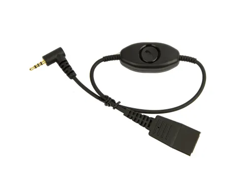 Jabra 8800-00-79, 0,5 m, QD, 2.5mm, Zwart, China, 50 mm