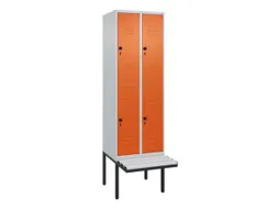 Dubbeldekse dekenkist,HxBxD 2120x600x815mm,2x2vak.,vak B 300mm