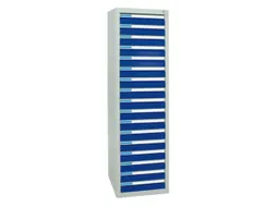 ladekast HxBxD 1800x500x500mm 17laden vergrendeling RAL7035 RAL5010