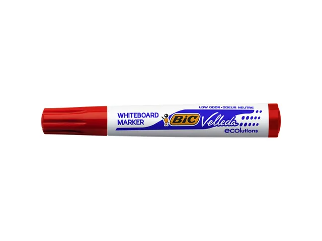 Viltstift Bic Velleda 1701 whiteboard rond large rood