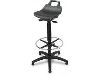 Stahulp Comfort 630-890mm Neigverstelling Glijders Voetenring Zwart - 2