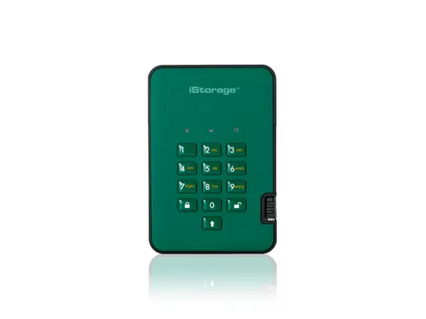 iStorage diskAshur2 256-bits 4TB USB 3.1 Externe Harde Schijf Groen