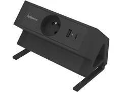 contactdoos Power Desk zwart voor België