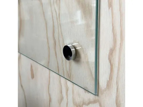 Glasbord Naga 50 x 100 cm Transparant