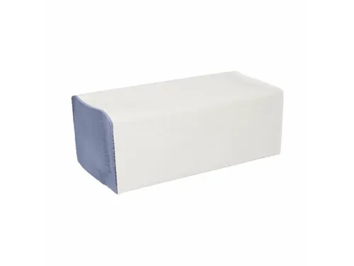 CMT handdoek Blauw 1-laags V-vouw 25x23cm Recycled 5.000 stuks