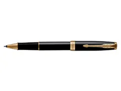 Rollerpen Parker Sonnet Black lacquer GT Fijn