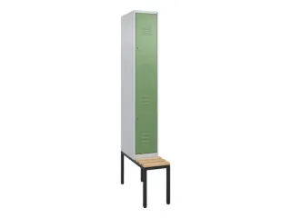 Dubbeldekse dekenkist,HxBxD 2120x300x815mm,1x2vak.,vak B 300mm - 1