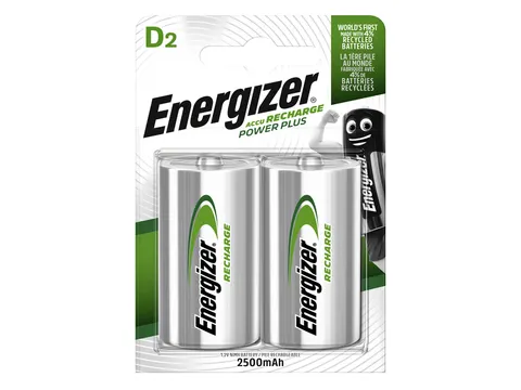 Batterij oplaadbaar Energizer 2xD 2500mAh