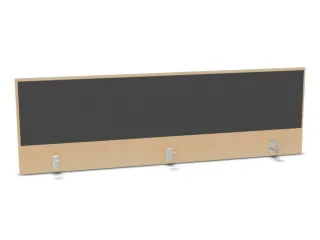 opzetpaneel bureau aanbouw achter NE-esdoorn BN8010-antraciet 1800mm - 1
