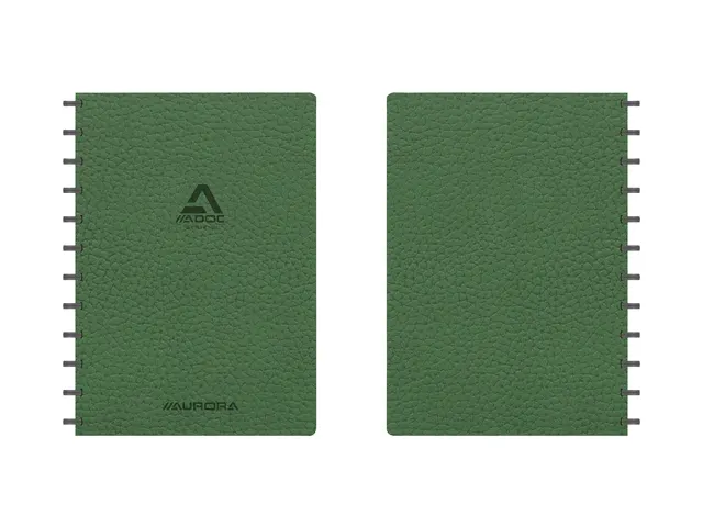 Schrift Adoc Business A4 ruit 5x5mm 144 pagina's 90gr groen