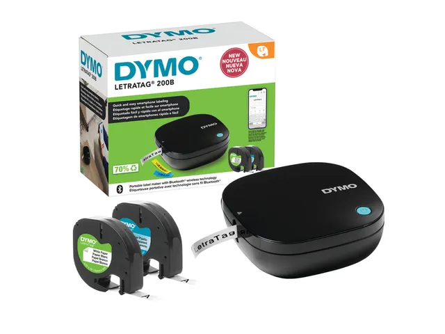 Imprimante étiquette Dymo Letratag 200B Bluetooth 2 rouleau gratuits