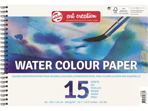 Aquarelverfpapier Talens Art Creation A4 15 vel 240gr