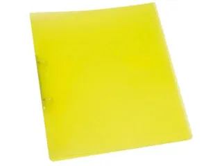Ringmap A4 2 Ringen 16mm Transparant Geel - 1