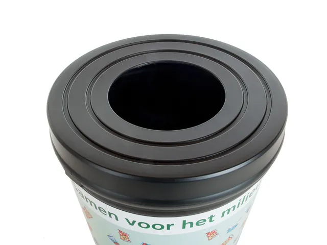 Trashman Afvalbak 210 Liter Zwart