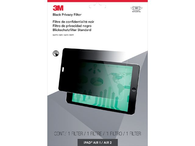 Privacy filter 3M 9.7 inch liggend iPad Air 1/2/Pro