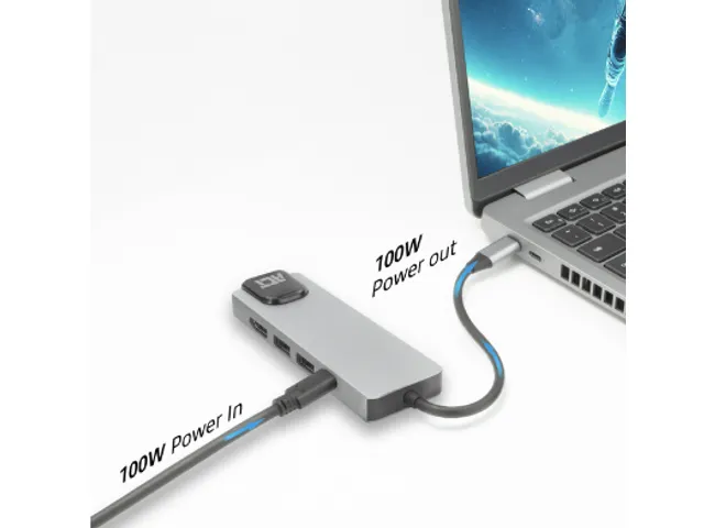 Dockingstation ACT USB-C 4K voor 1 HDMI monitor