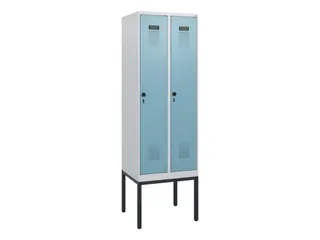 schoollocker,HxBxD 1950x600x500mm,2vak,vak B 300mm,draaigrendel - 2