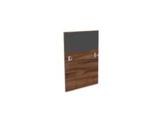 baliepaneel bureau aanbouw links NP-tiepolo nut BN8010-antraciet 800mm - 1