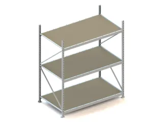 Breedvakstelling Basisveld Hxbxd 2200x1907x1050mm 3 Houten Legborden - 1