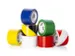tape,standaardkleur,PVC,rood/wit,band LxB 33mx75mm
