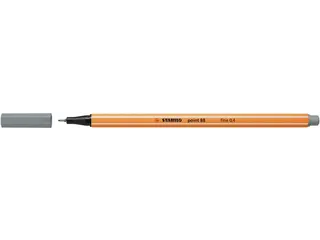 Fineliner STABILO point 88/95 fijn middelkoud grijs - 1