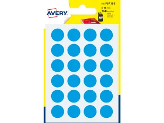 PSA15Bverpakking met 168 markeringspunten - diameter 15 mm - A6-vel - - 1