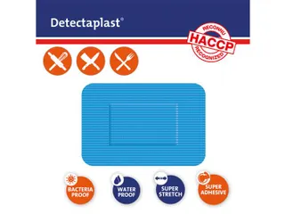 Detectaplast 8051 Pleister waterafstotend blauw 50x72mm 50 Stuks - 3