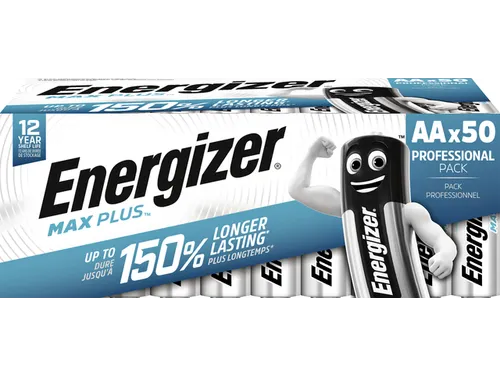 Batterij Energizer Max Plus 50x AA alkaline