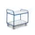 ESD-etagewagen,ESD,draagverm. 300kg,2etage(s),laadvl. LxB 990x590mm