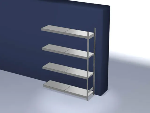 breedvakstelling,aanbouwveld,HxBxD 2500x2020x535mm,vakl. 350kg