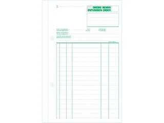 Orderboek FR/NL 21x13,5 50bl dupli - 5