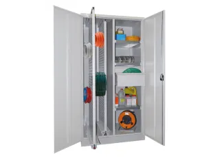 verticale kast,HxBxD 1950x1000x600mm,dubbele vleugeldeur - 2