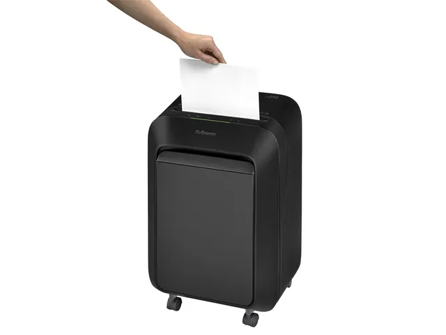 Papiervernietiger Fellowes Powershred LX210 snippers 4x12mm zwart P-4
