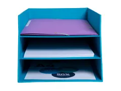 Kartonnen postmand met 3 niveaus