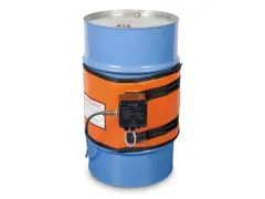 Verwarmingsmantel,V. 120L Vat,Buiten Glasvezel/Silicone,Oranje