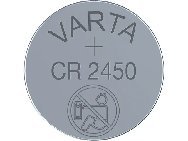 Batterij Varta knoopcel CR2450 lithium blister à 1 stuk