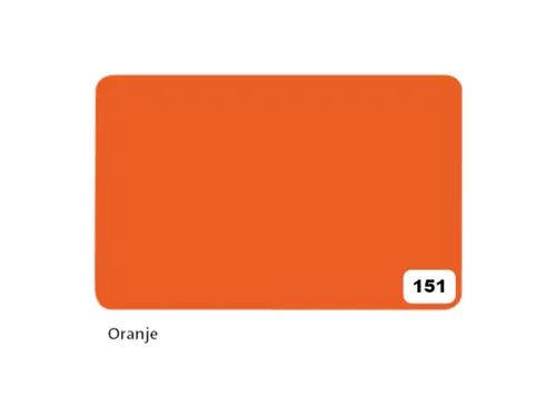 Etalagekarton Folia 48x68 cm 400gr Nr 151 Oranje